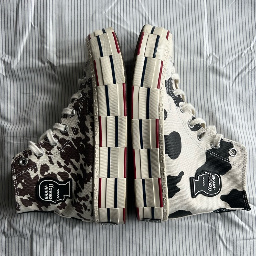 Brain Dead x Chuck 70 “Cow Print” Size 6.5 Women’s, Size 4.5 Men’s